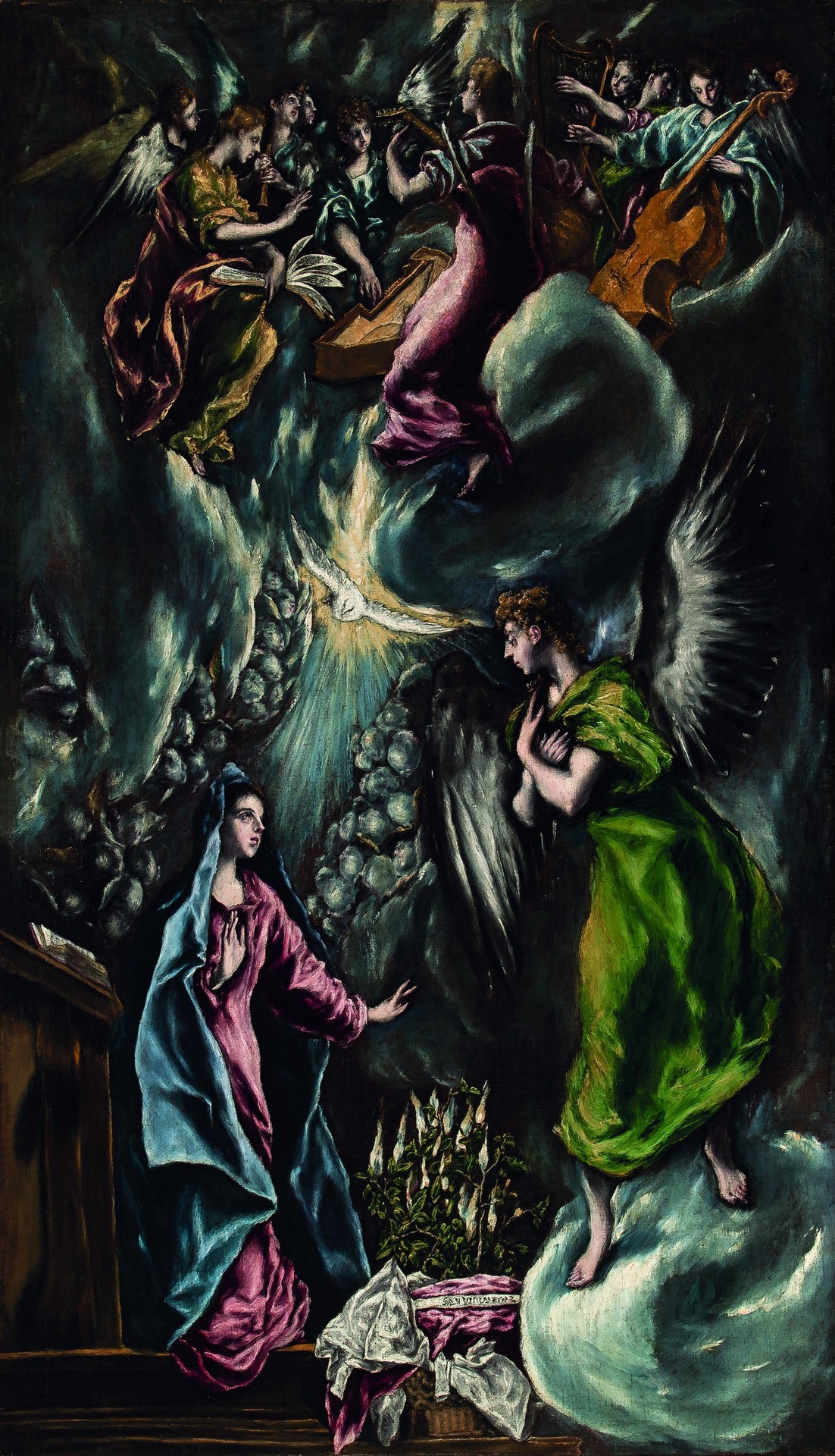 The Annunciation - by El Greco