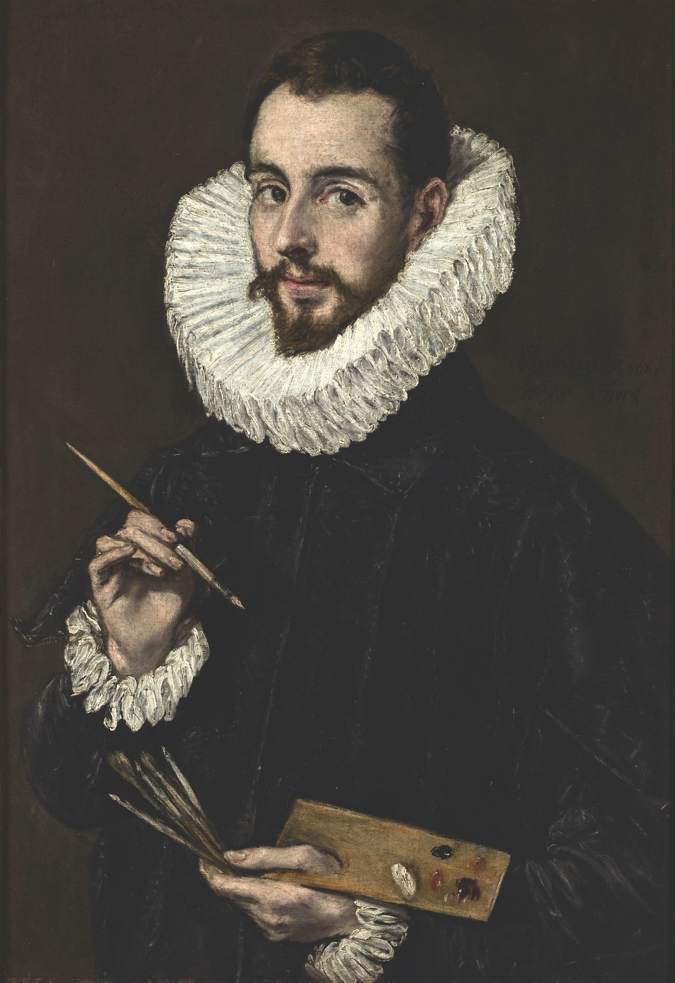 Portrait of Jorge Manuel Theotokopoulos - by El Greco