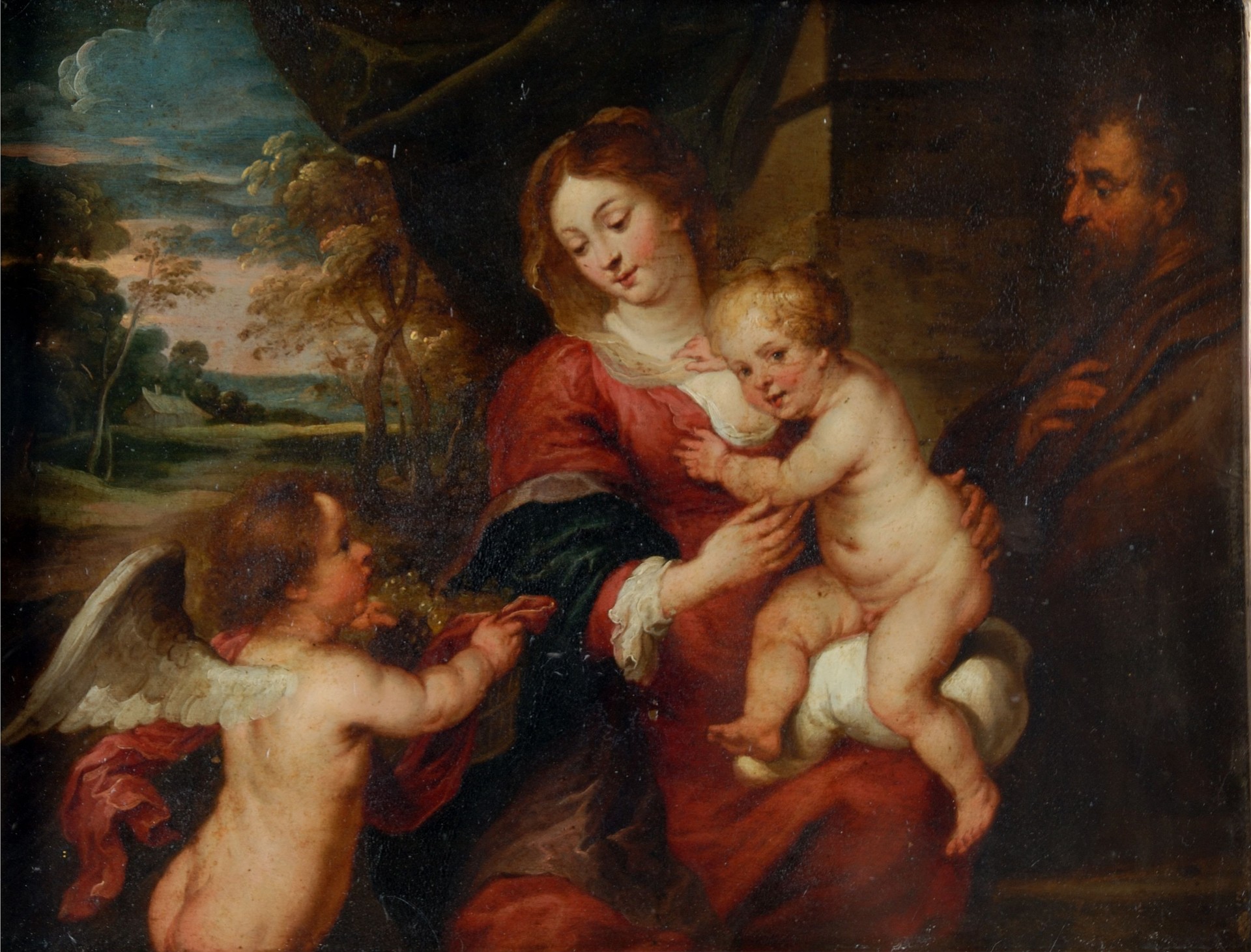Sacred Family - by Peter Paul Rubens