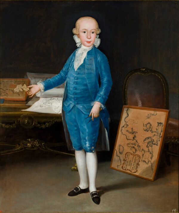 Portrait of Luis María de Borbón y Vallabriga (Retrato de Luis Maria de Borbon y Vallabriga) - by Francisco Goya y Lucientes