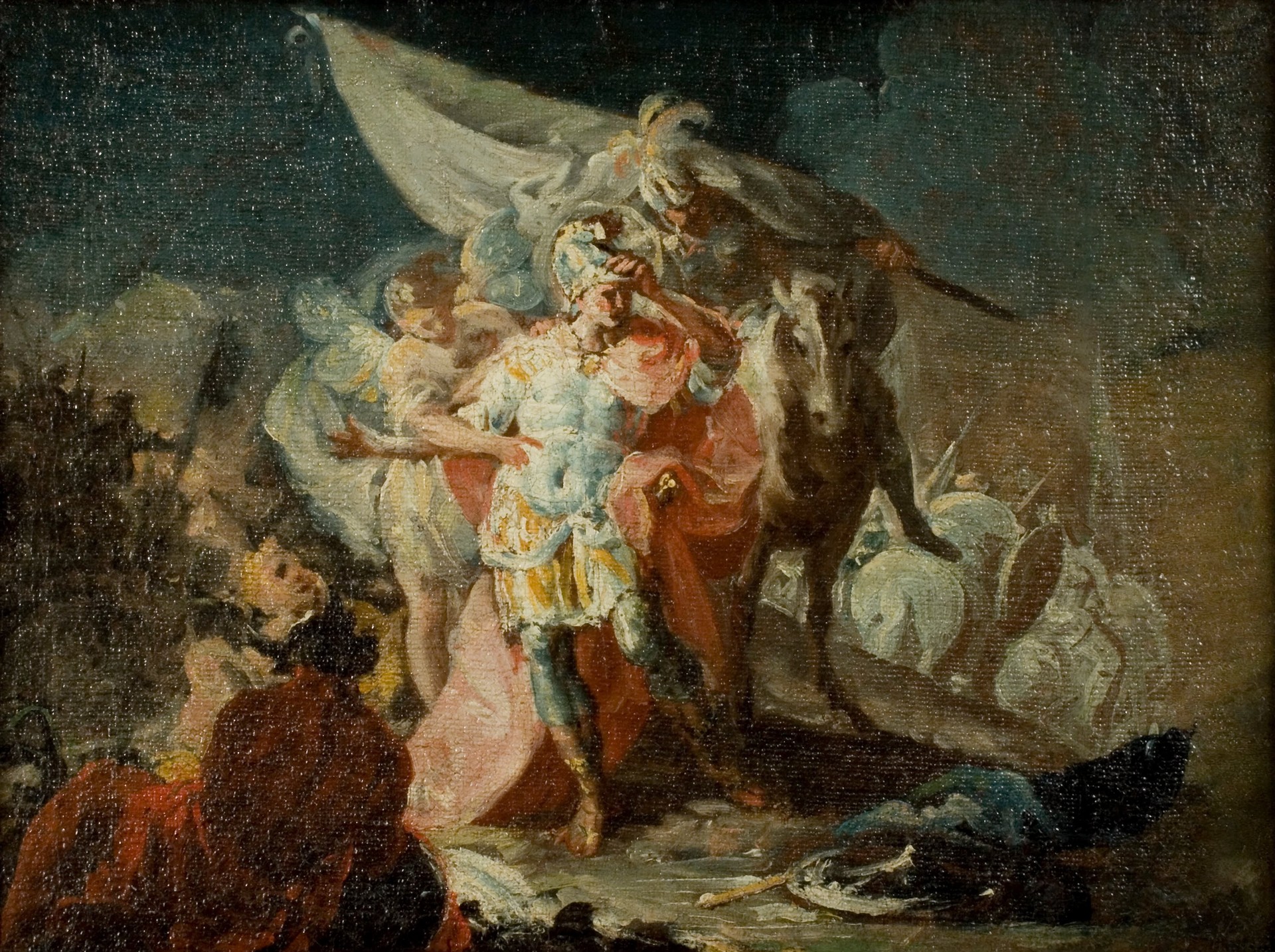 Hannibal Crossing the Alps (Anibal Cruzando los Alpes) - by Francisco Goya y Lucientes