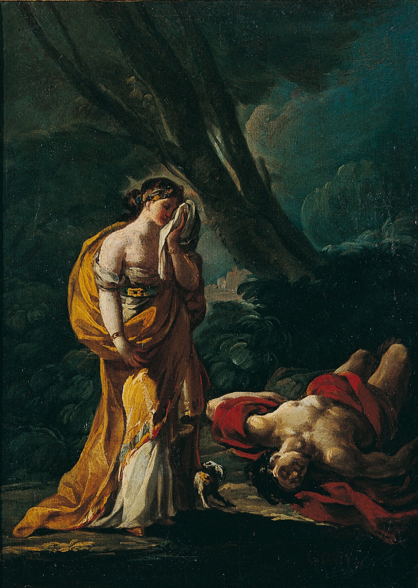 Venus and Adonis (Venus y Adonis) - by Francisco Goya y Lucientes