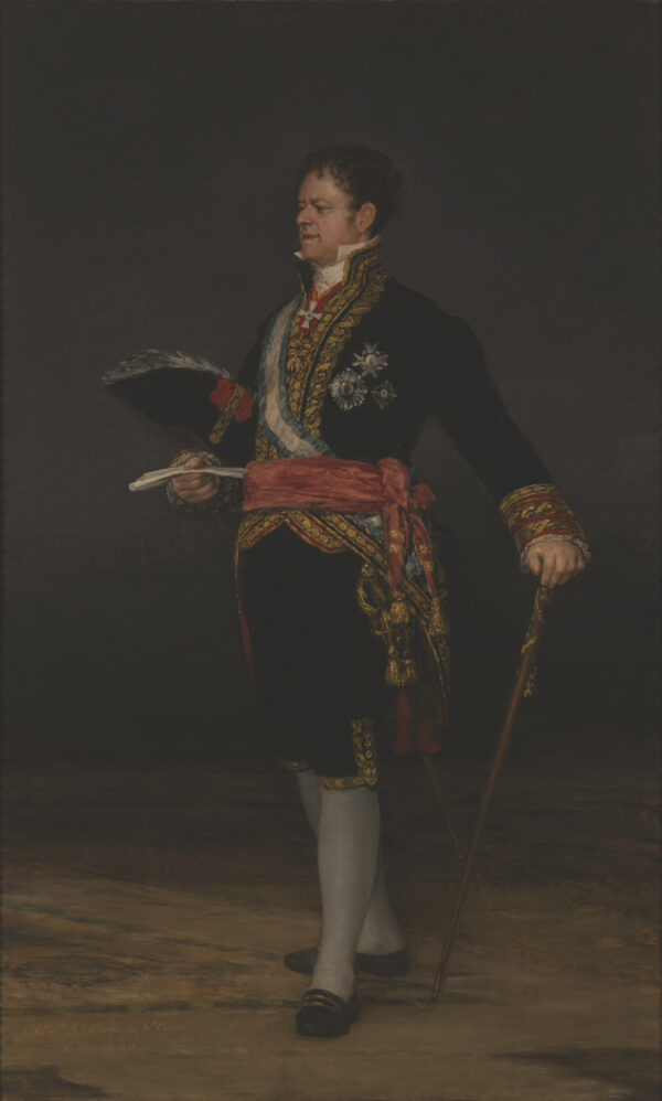 Portrait of the Duke of San Carlos (Retrato del Duque de San Carlos) - by Francisco Goya y Lucientes