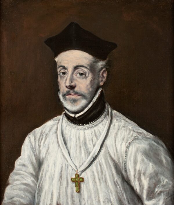 Portrait of Diego de Covarrubias y Leiva - by El Greco