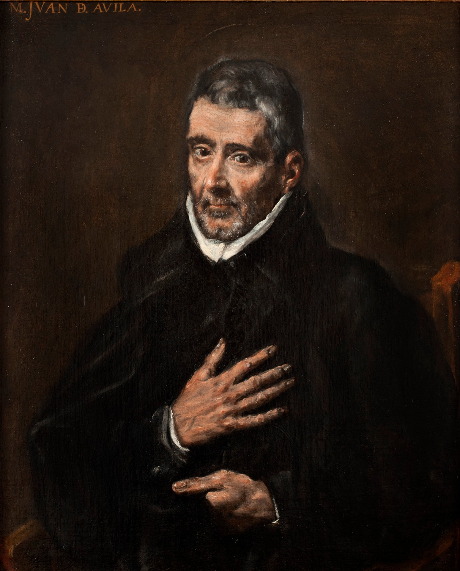 Portrait of Juan de Ávila - by El Greco