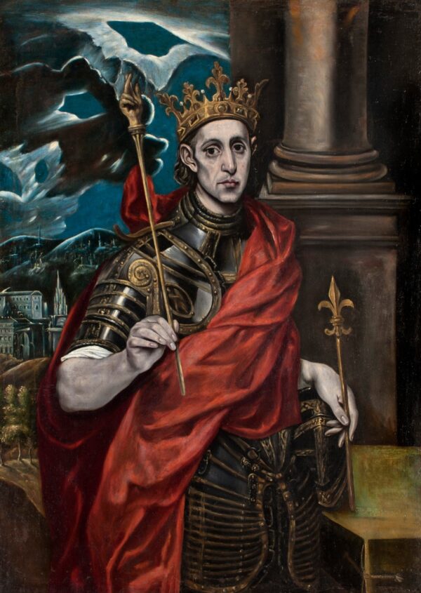 St Louis, King of France - by El Greco