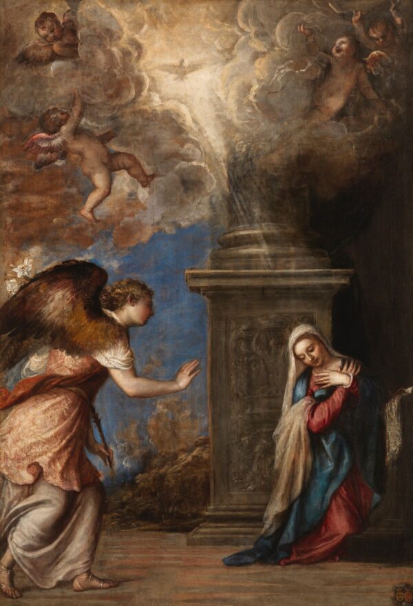 The Annunciation - by Titian
