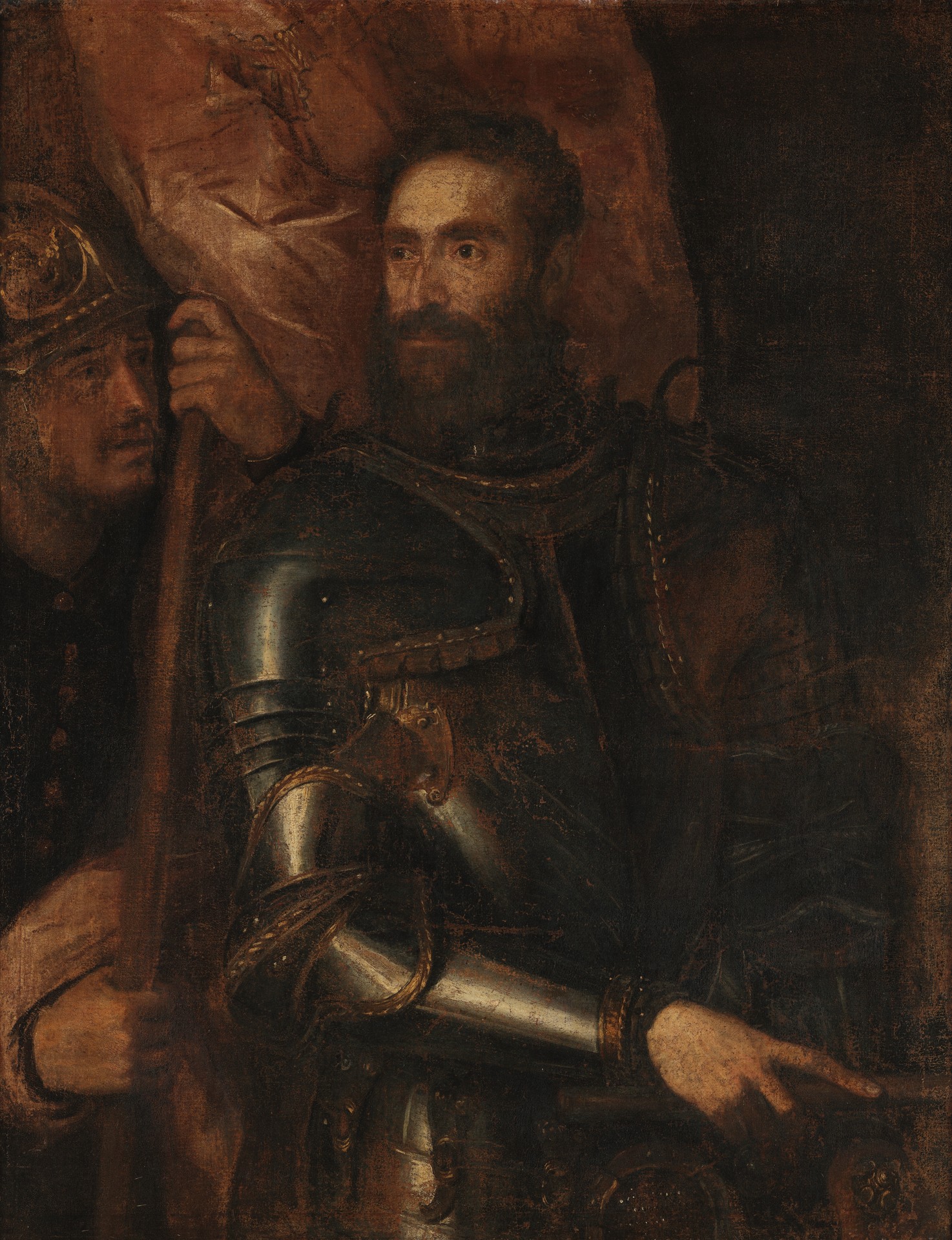 Portrait of Pier Luigi Farnese - by Titian