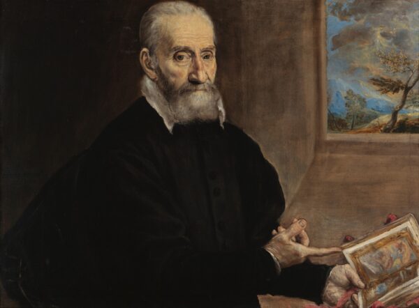 Portrait of Giulio Clovio - by El Greco
