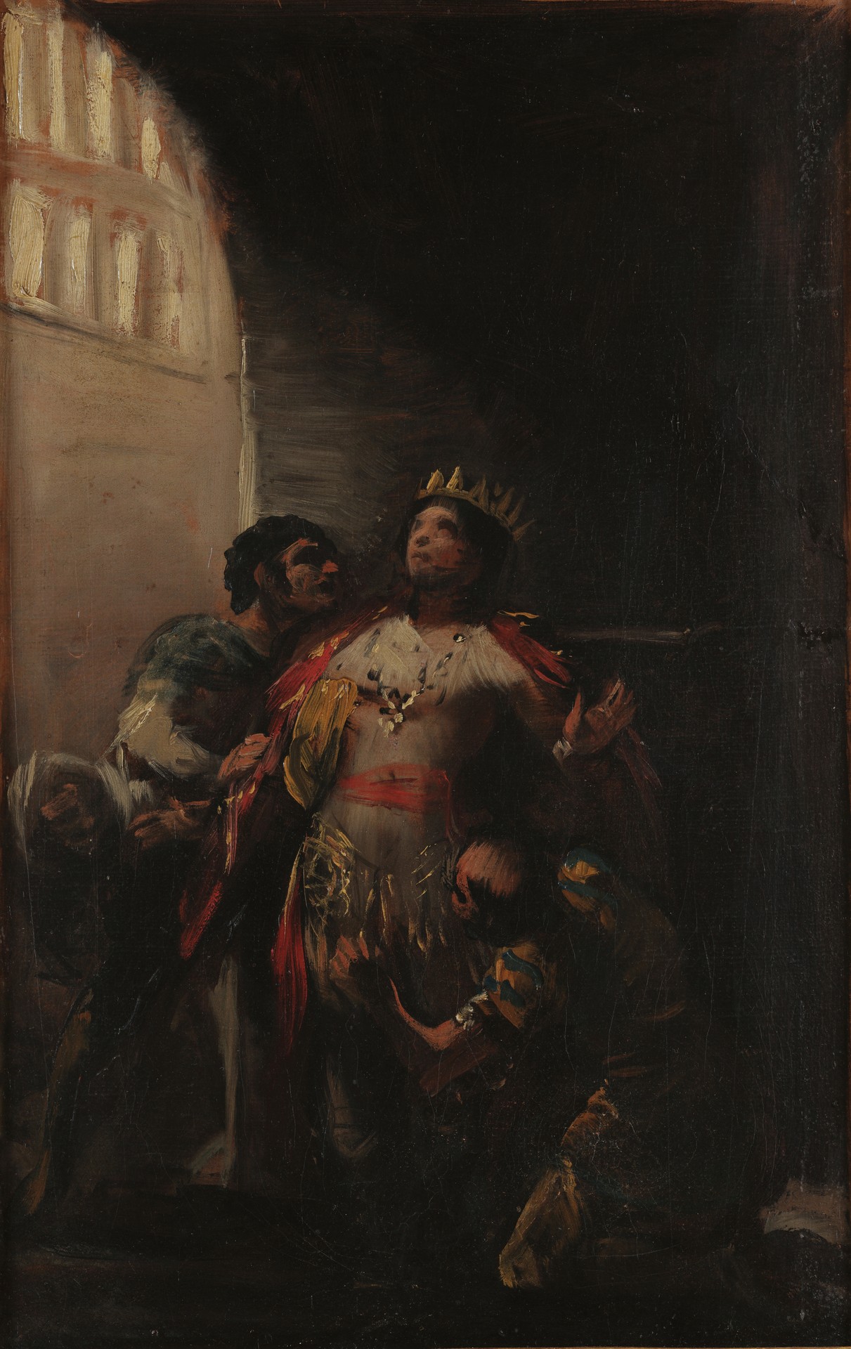 Saint Hermenegild in Prison - by Francisco Goya y Lucientes