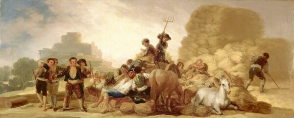 The Threshing Floor - by Francisco Goya y Lucientes