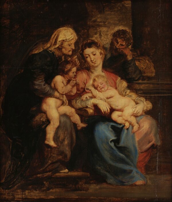 The Holy Family with Saint Elizabeth and Saint John - by Peter Paul Rubens