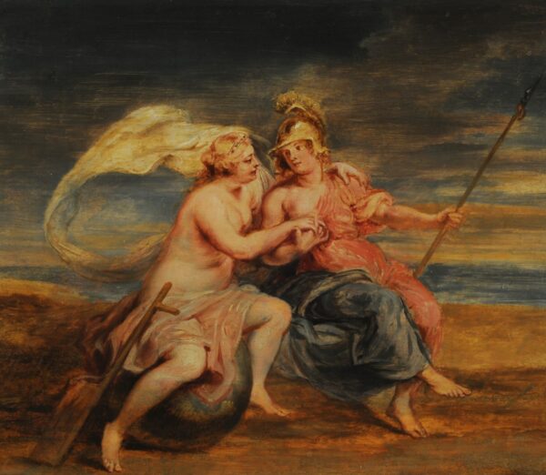 Alegoría de la Fortuna y la Virtud - by Peter Paul Rubens
