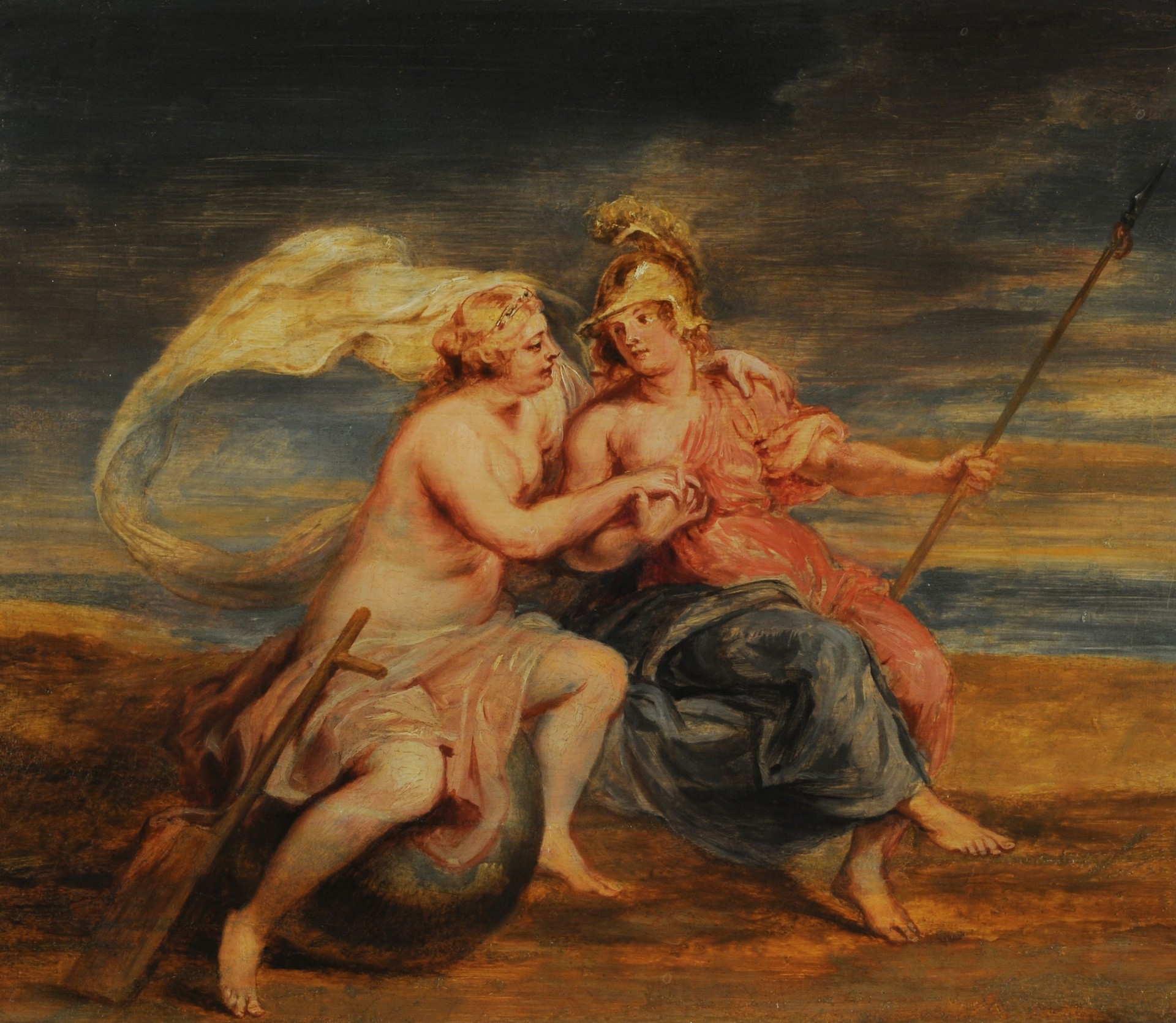 Alegoría de la Fortuna y la Virtud - by Peter Paul Rubens