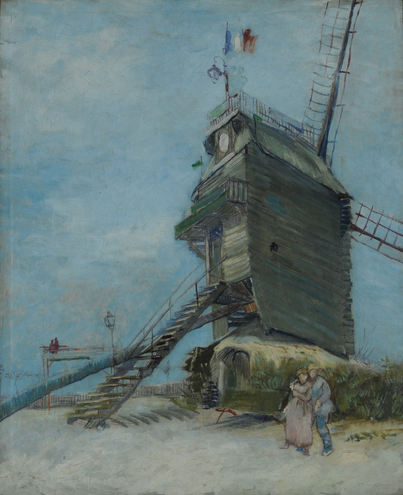 Le Moulin de la Galette - by Vincent van Gogh
