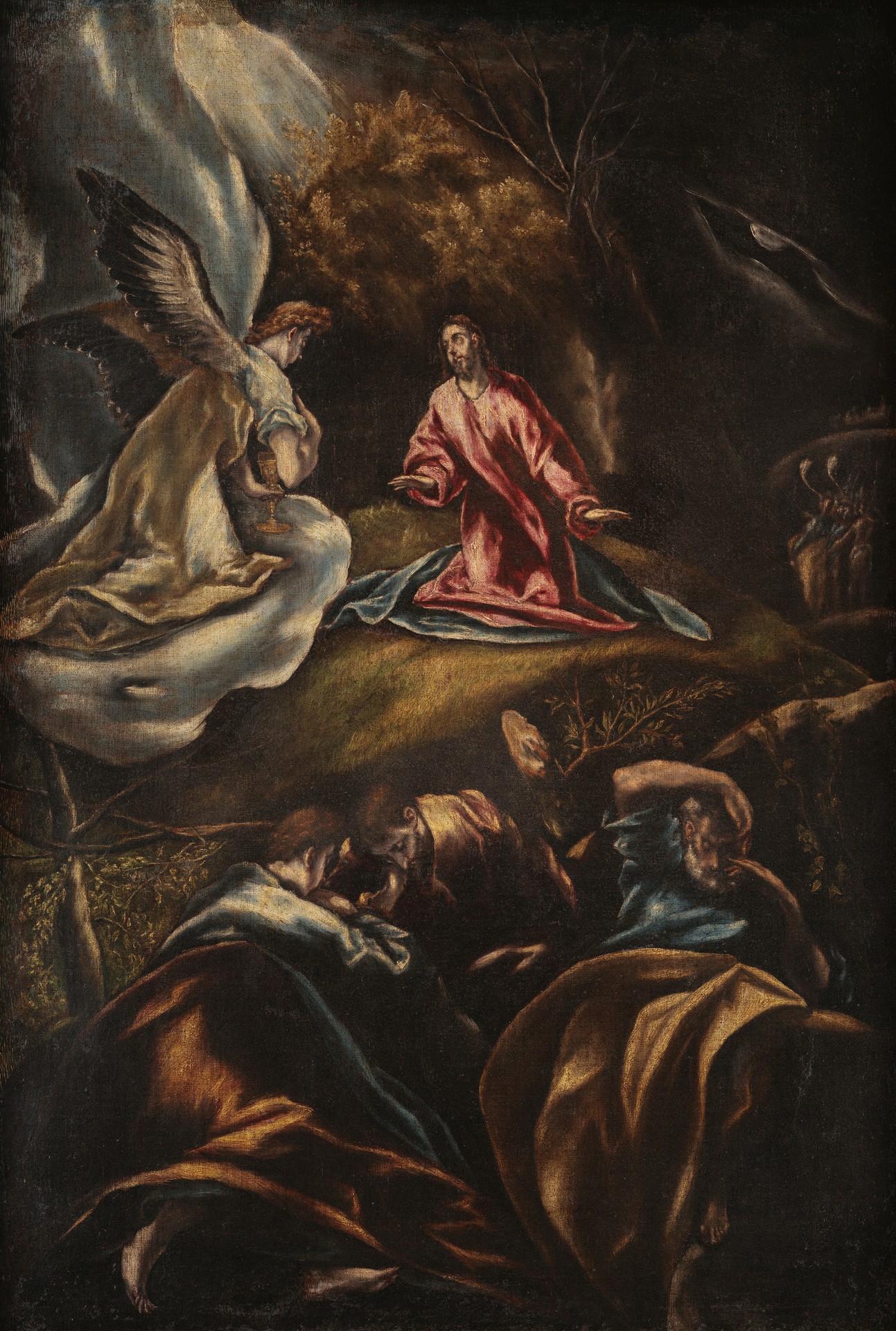 Jesus in the Garden of Olives - by El Greco