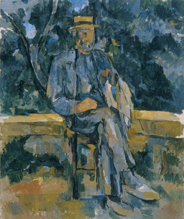 Portrait of Peasant - by Paul Cézanne