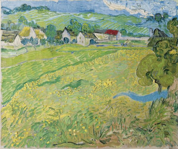 "Les Vessenots" in Auvers - by Vincent van Gogh