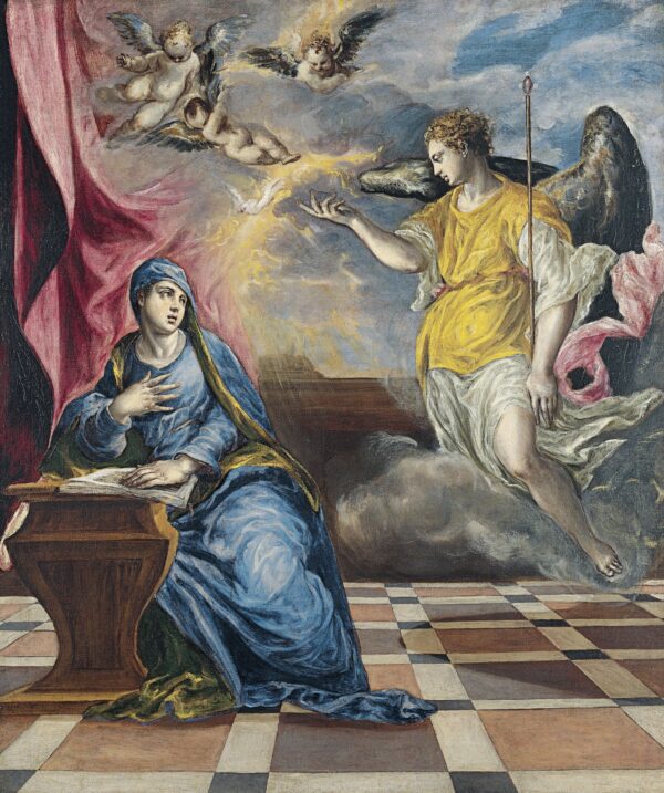The Annunciation - by El Greco