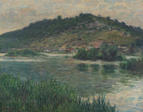Paisaje en Port-Villez - by Claude Monet