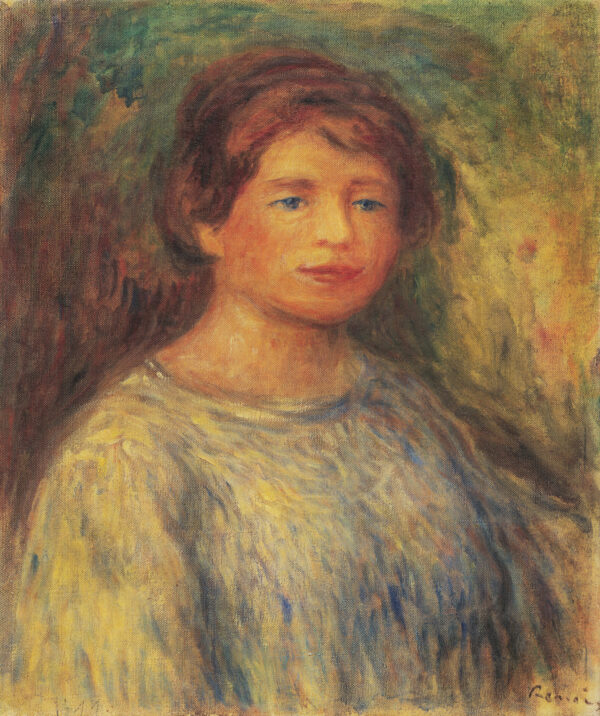 Portrait of a Woman - by Pierre-Auguste Renoir