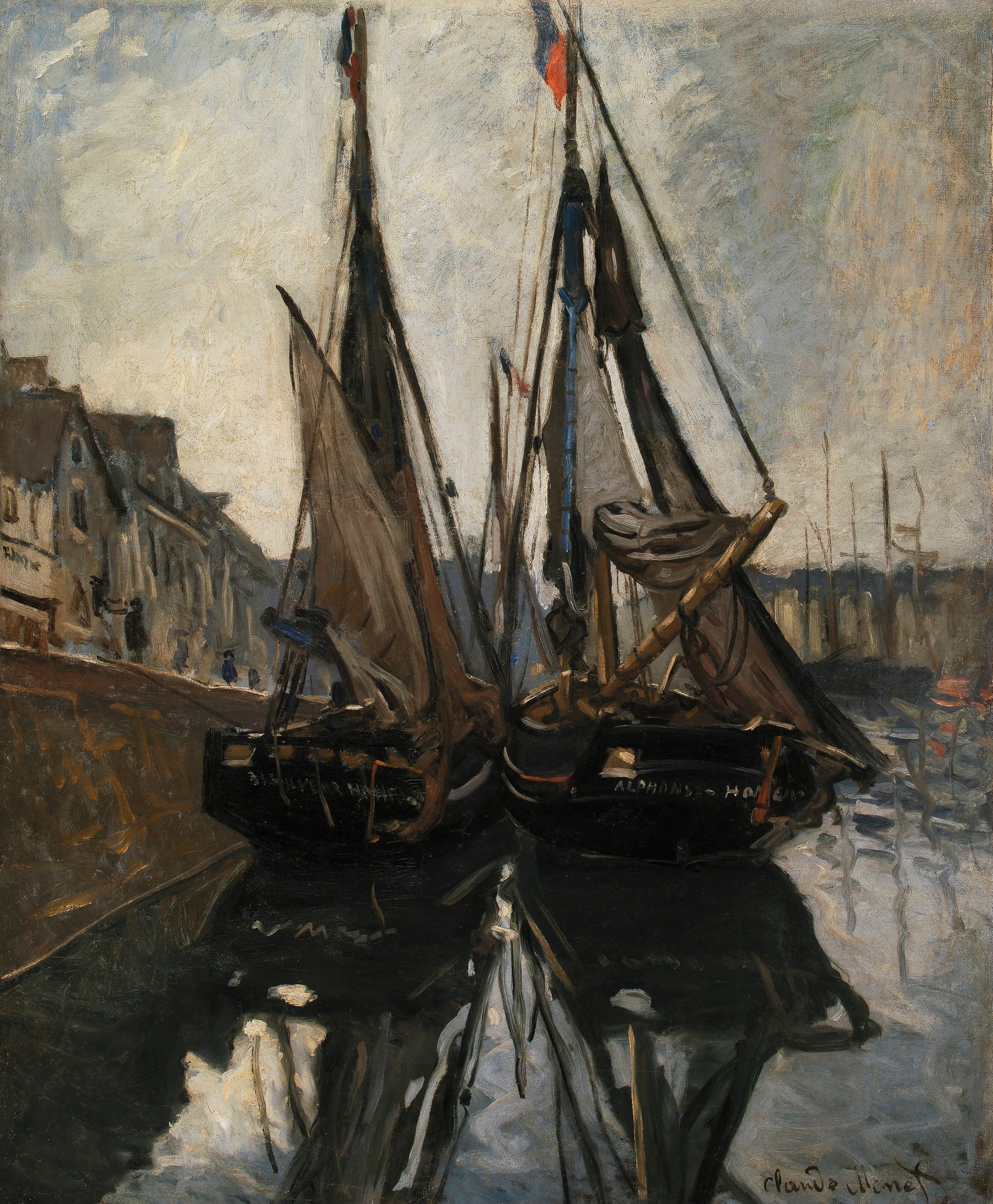 Boats - by Claude Monet