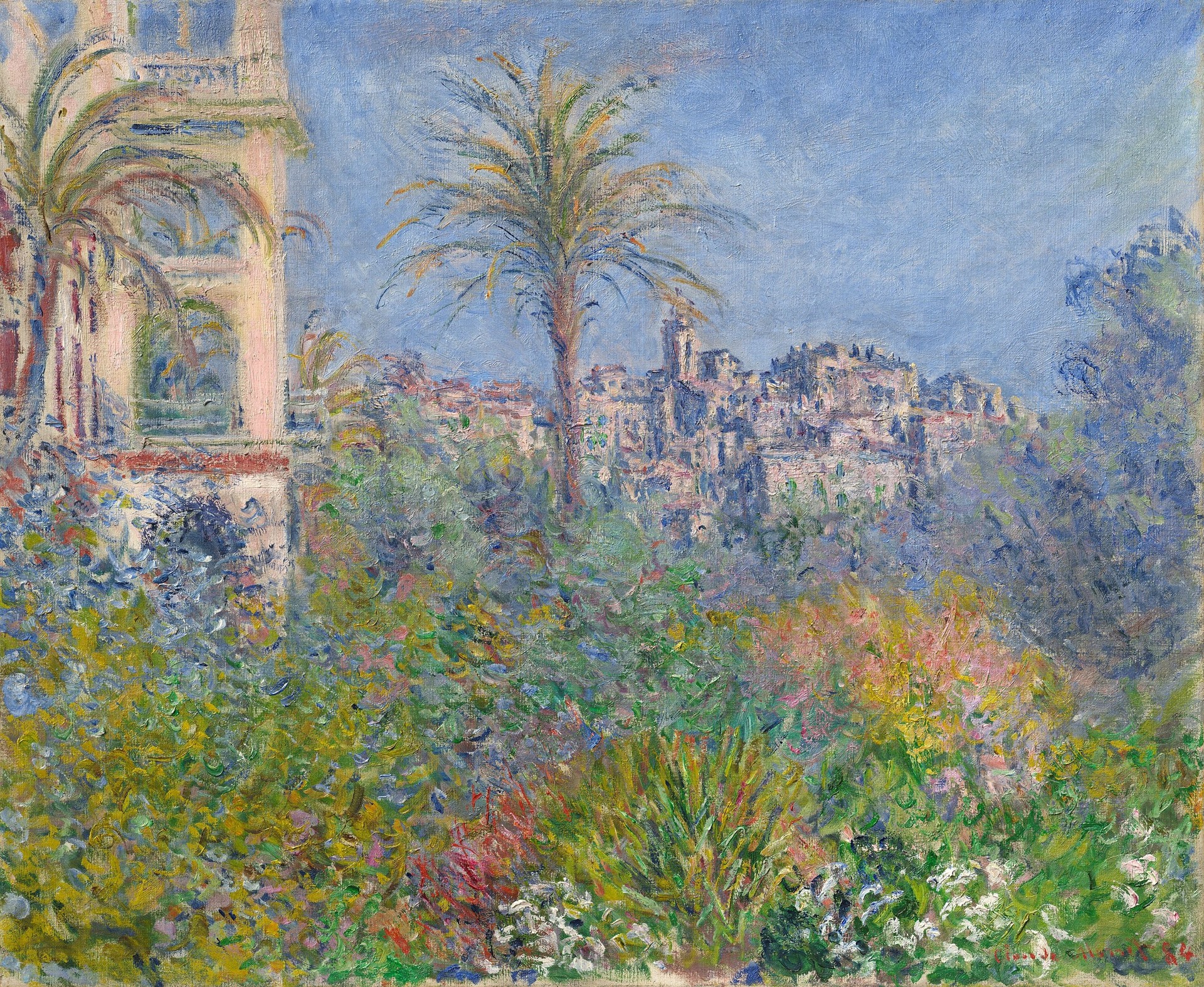 Villas at Bordighera - by Claude Monet