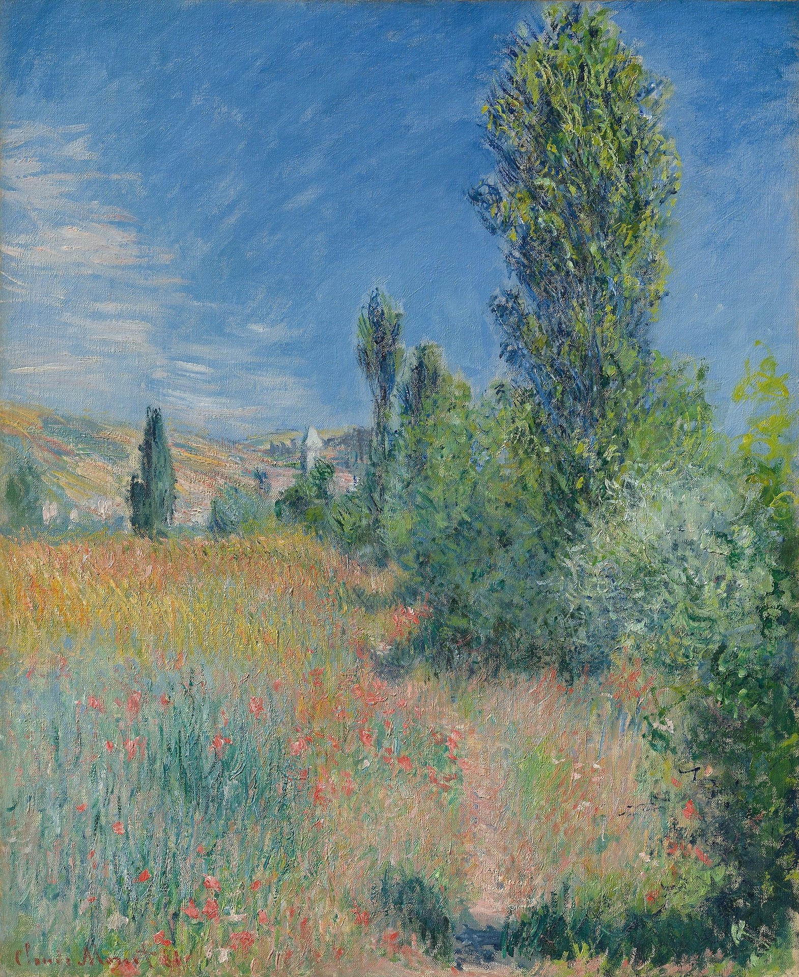 Landscape in Ile Saint-Martin - by Claude Monet