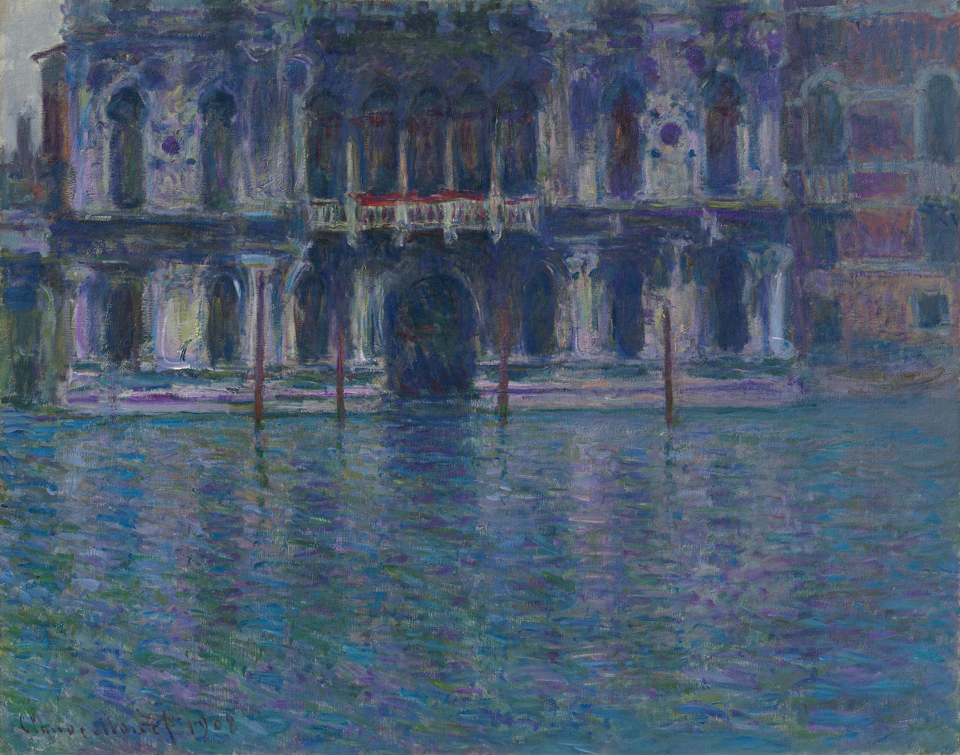 The Palazzo Contarini - by Claude Monet