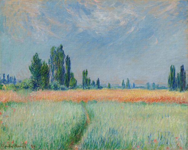Wheatfield - by Claude Monet