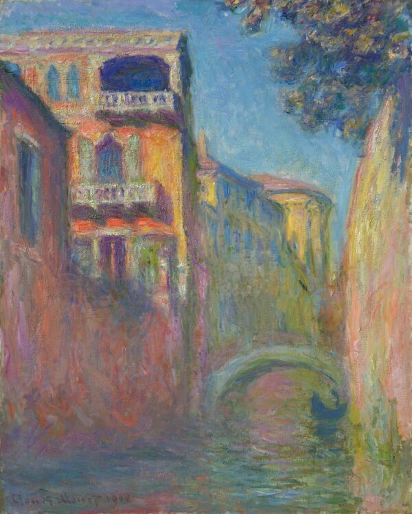 The Rio della Salute - by Claude Monet