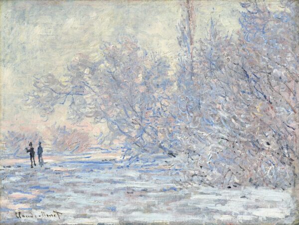 Frost at Giverny - by Claude Monet