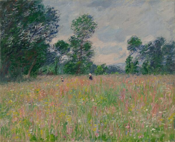 The Flowered Meadow - by Claude Monet