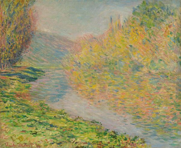 Autumn at Jeufosse - by Claude Monet