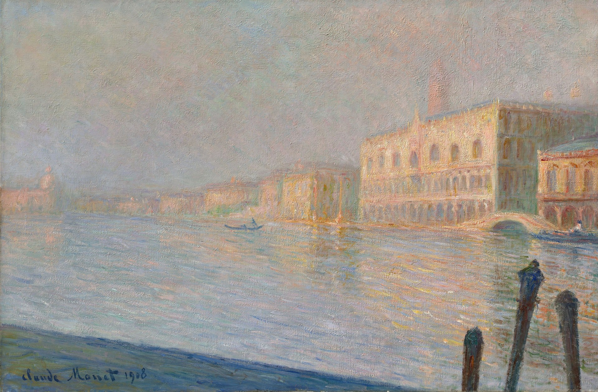 The Palazzo Ducale - by Claude Monet