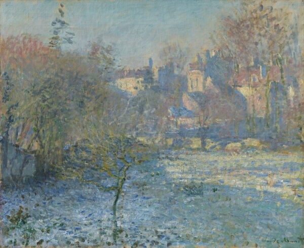 Frost - by Claude Monet