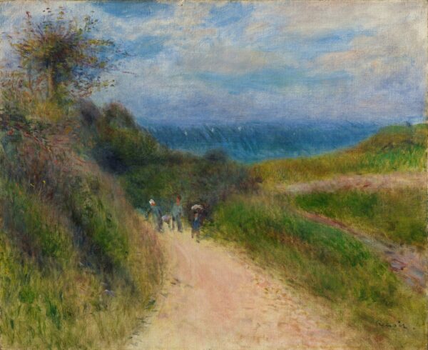 Road to Berneval - by Pierre-Auguste Renoir