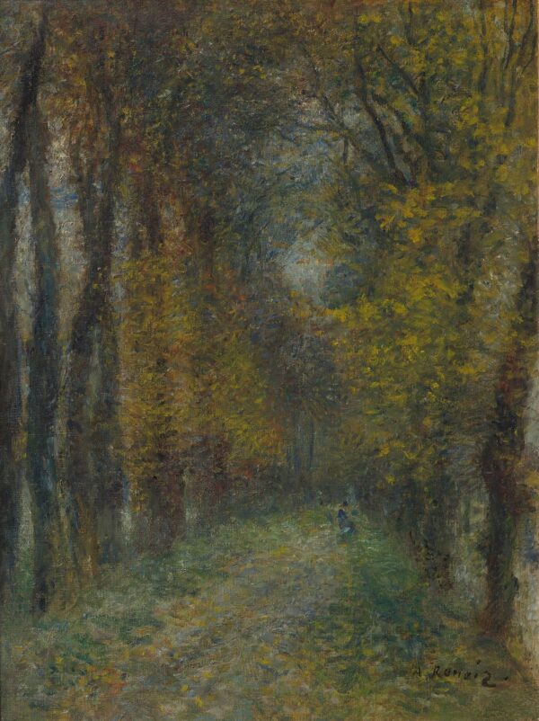 Shaded Path - by Pierre-Auguste Renoir