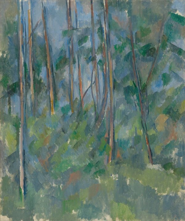 Forest Interior - by Paul Cézanne