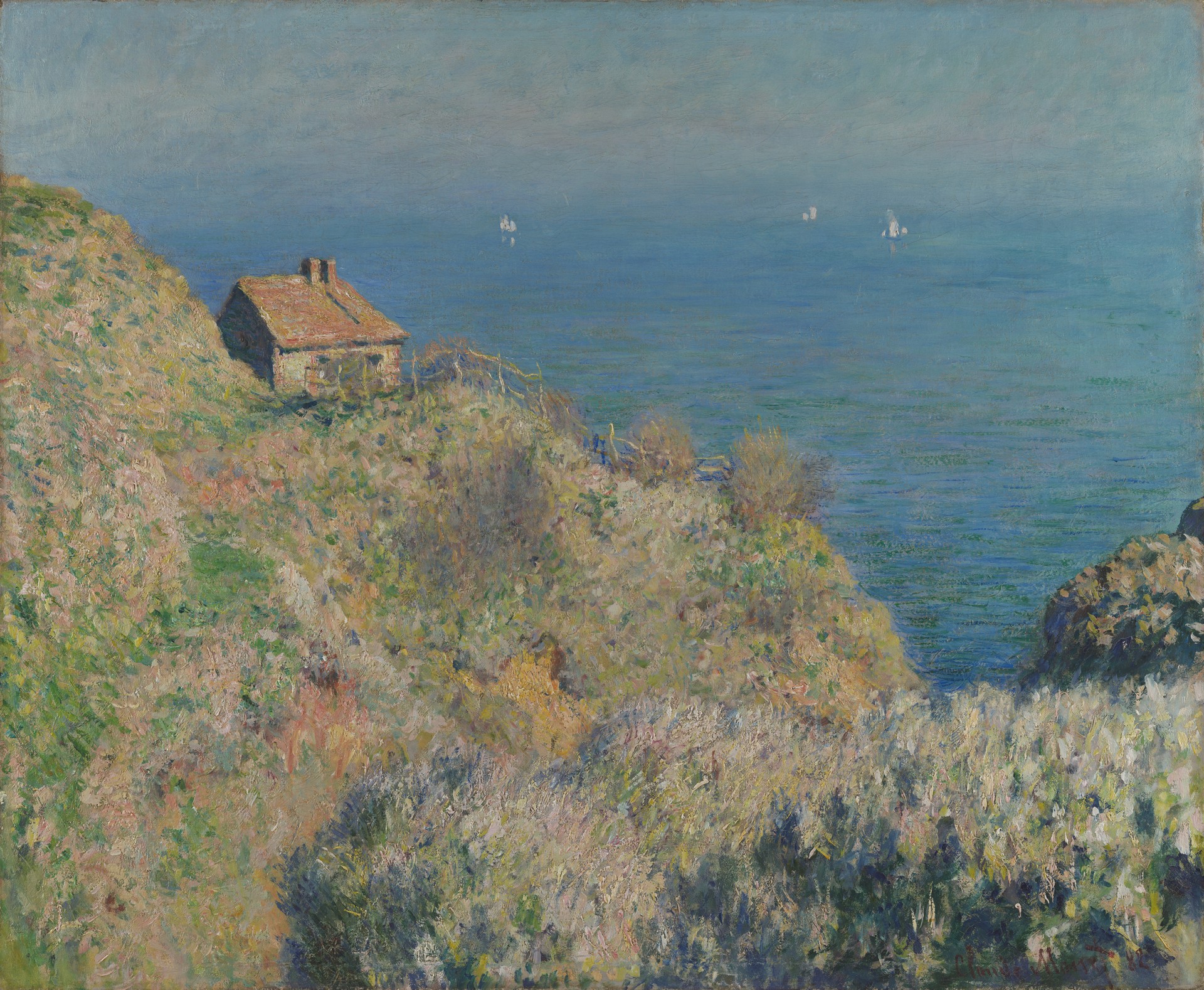 La maison du pêcheur, Varengeville - by Claude Monet