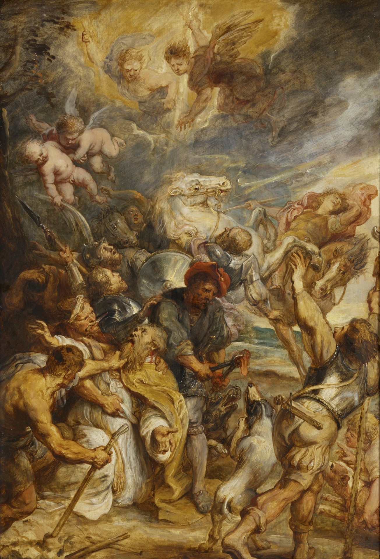 The Martyrdom of Saint Livinus - by Peter Paul Rubens