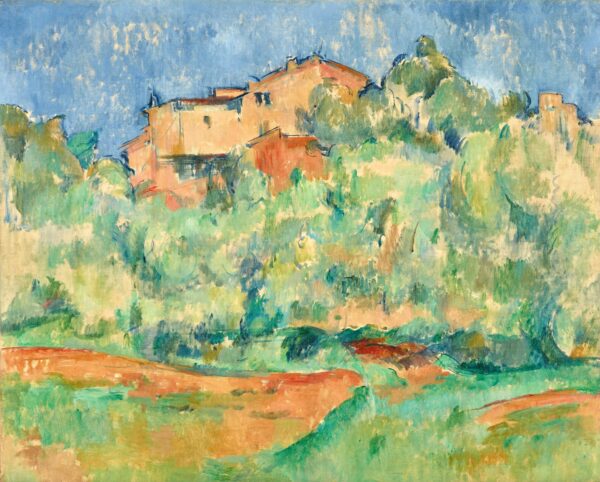 Maison de Bellevue et pigeonnier (House and Dovecote at Bellevue) - by Paul Cézanne