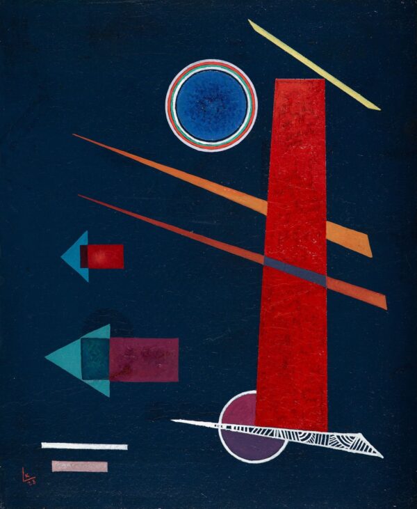 Powerful Red - by Wassily Kandinsky