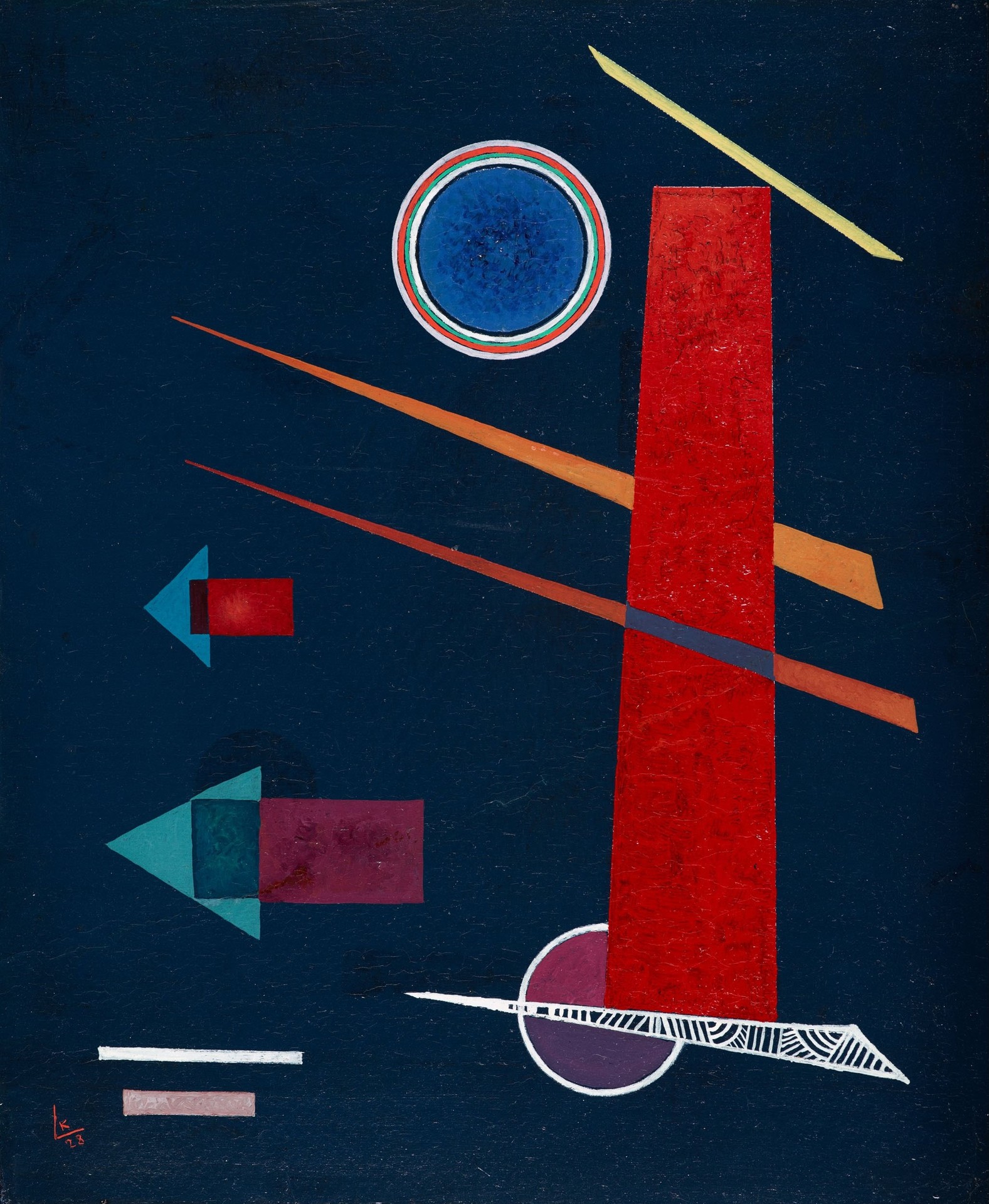 Powerful Red - by Wassily Kandinsky
