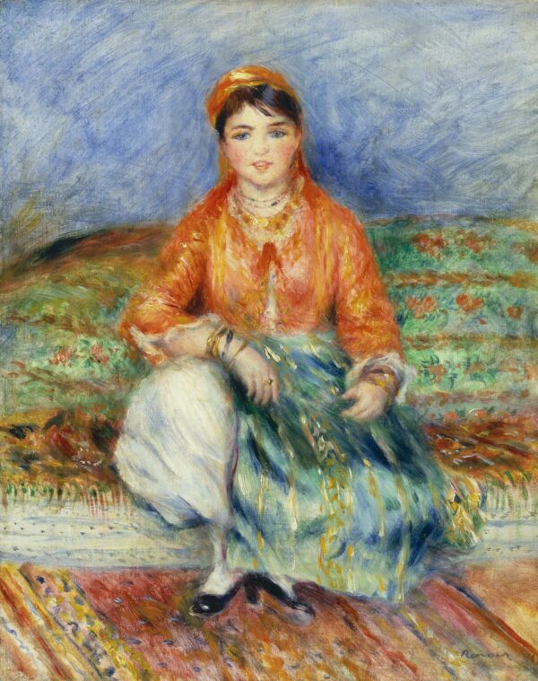 Algerian Girl - by Pierre-Auguste Renoir