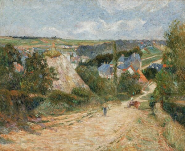 Entrance to the Village of Osny - by Paul Gauguin