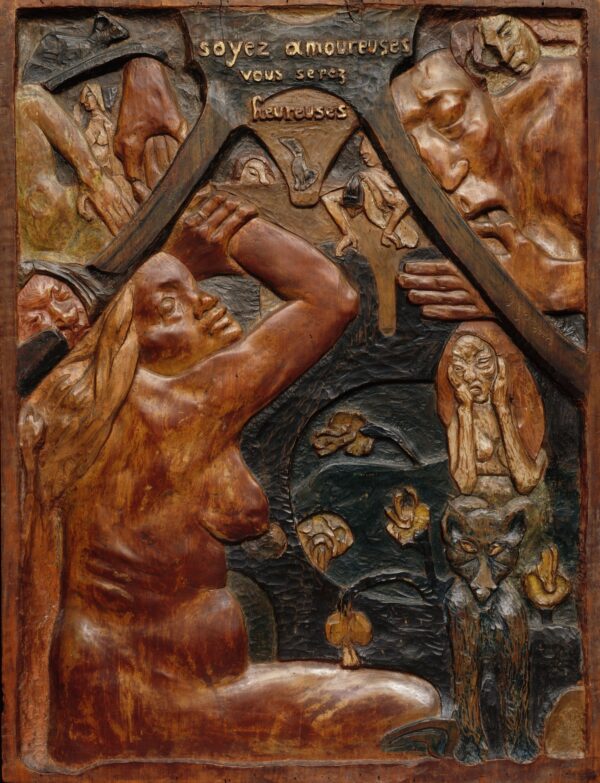 Soyez amoureuses vous serez heureuses (Be In Love and You Will Be Happy) - by Paul Gauguin