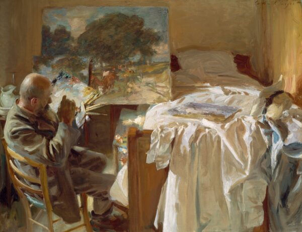 An Artist in His Studio - by John Singer Sargent