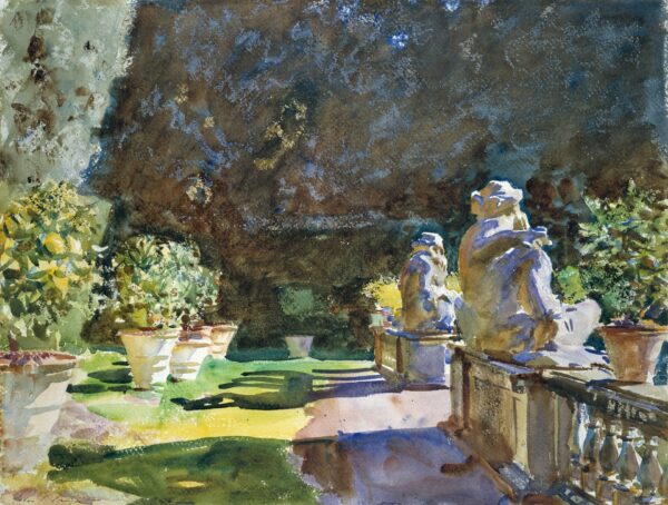 Villa di Marlia, Lucca - by John Singer Sargent