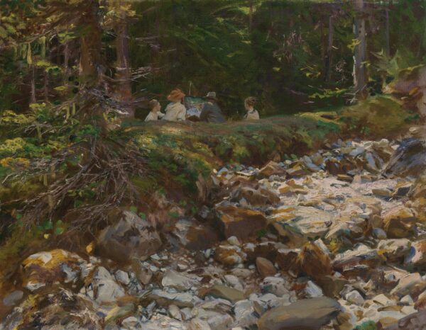 The Master and His Pupils - by John Singer Sargent
